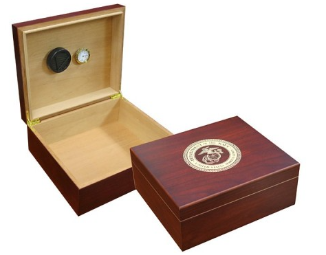 Marines Cigar Humidor (Cherry)