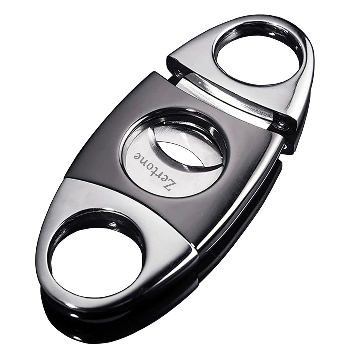 Cigar Cutter Guillotine Stainless Steel Double Blade 23mm Max. Cigar Diameter Guillotine Cigar Cutter (Gun Color)