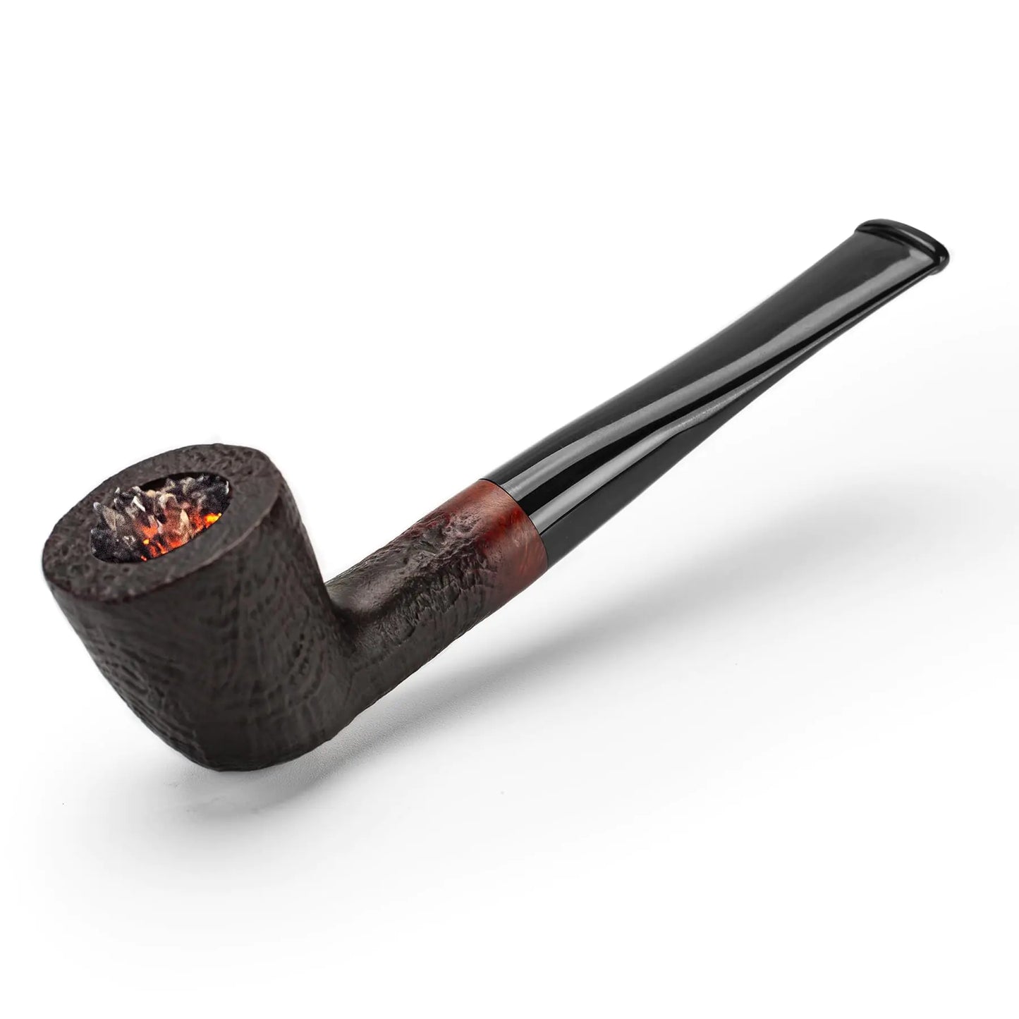 SPIPER Briar Straight pipe Handmade Pipe with Smooth Stem