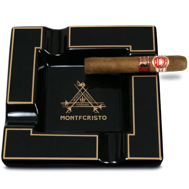 Large Personalized Ceramic Cigar Ashtray with Slots