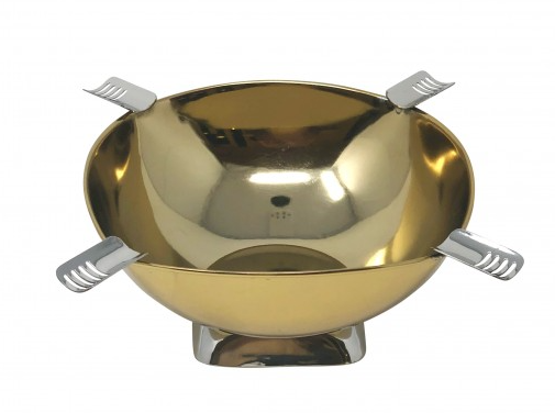 Quadrangle Ashtray (Gold