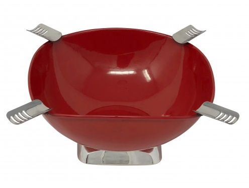 Quadrangle Ashtray (Red)
