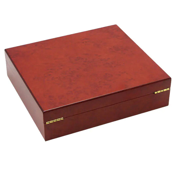 Cedar Wood Humidor Cigar Box with Cutter Set