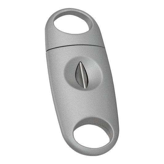Xikar VX V-Cut V Cutter Cigar Cutter Up to 64 Ring Gauge Razor-Sharp Blade Provides A Clean Cut Every Time Concave Design for Cigar Rest Silver