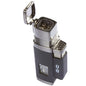 Moretti Vertigo Churchill Quad Flame Butane Torch Cigar Lighter w/ Punch Cutter (Quad Flame Black)